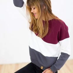 SHOKO Sweater Mia Dark Red.