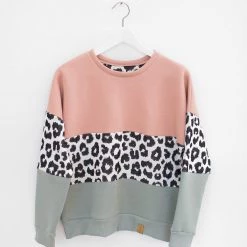 SHOKO Sweater Mia Leo In Pink & Mint. Sweaters & Hoodies