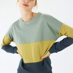 SHOKO Sweaters & Hoodies Sweater Mia Mint Mustard Bluegrey
