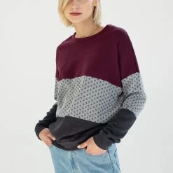 SHOKO Sweater Mia Polka Dots Dark Red. Sweaters & Hoodies