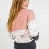 SHOKO Sweater Mia Rose Floral Grey