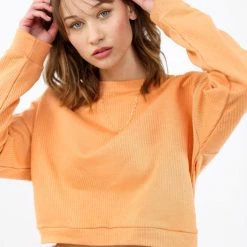 SHOKO Sweater Natalie In Peach. Sweaters & Hoodies