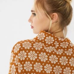 SHOKO Sweater Zoey Knit Orange Brown. Sweaters & Hoodies
