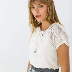 SHOKO Tops & T-Shirts Top Alex Cream