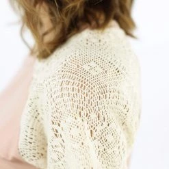 SHOKO Top Alex In Baby Pink Lace. Tops & T-Shirts