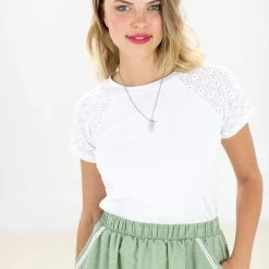 SHOKO Top Alex White Lace. Tops & T-Shirts