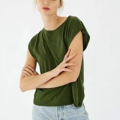 SHOKO Top Aria Dark Green. Tops & T-Shirts