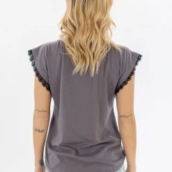 SHOKO Top Aria Grey. Tops & T-Shirts