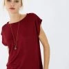 SHOKO Tops & T-Shirts Top Aria Wine Red.
