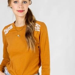 SHOKO Top Athena Mustard.