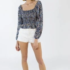 SHOKO Top Camille Blue Floral