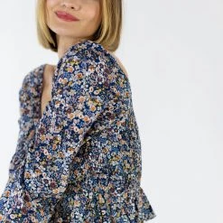 SHOKO Top Camille Blue Floral