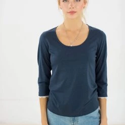 SHOKO Top Elektra Blue Lace Tops & T-Shirts