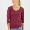 SHOKO Tops & T-Shirts Top Elektra Burgundy Lace.