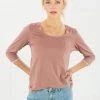 SHOKO Tops & T-Shirts Top Elektra Dusty Pink Lace.
