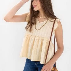 SHOKO Top Fiona Beige New In
