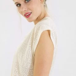 SHOKO Tops & T-Shirts Top Ikaria Cream Lace 6 SHOKO Tops & T-Shirts Top Ikaria Cream Lace