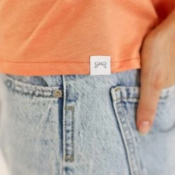 SHOKO Top Ikaria In Peach.