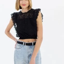 SHOKO Top Julia Black Lace