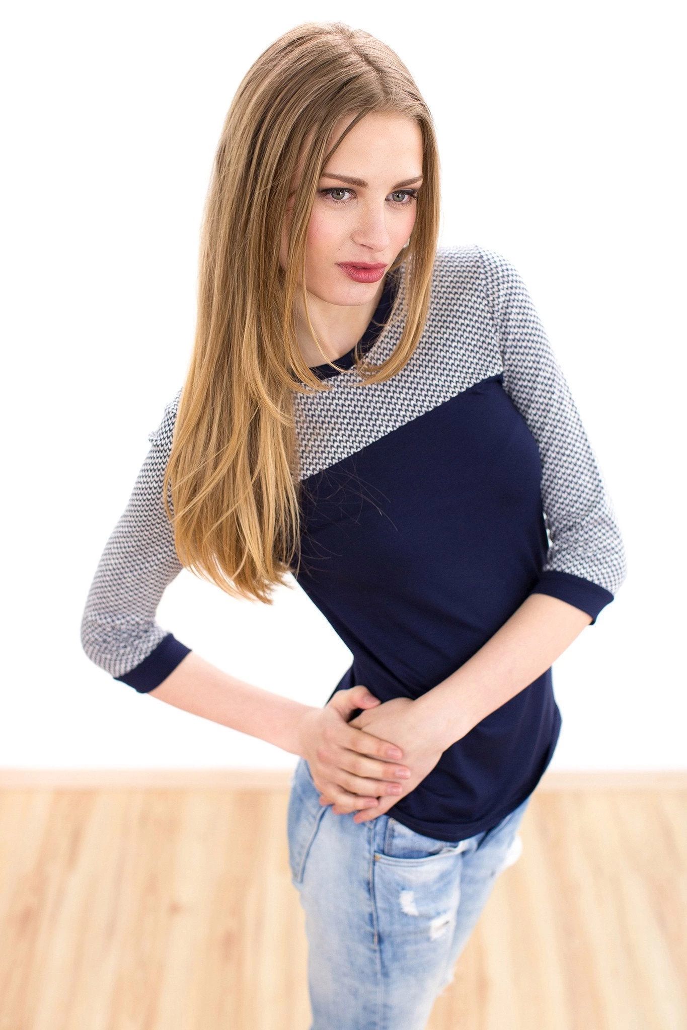 SHOKO Top Julka Dark Blue. 1 SHOKO Top Julka Dark Blue.