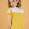SHOKO New In Top Maggie Mustard