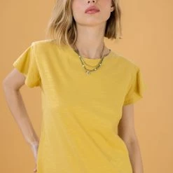 SHOKO New In Top Maggie Mustard