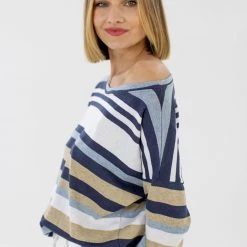 SHOKO Top Melina Ionian Stripes. Tops & T-Shirts