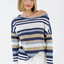 SHOKO Top Melina Ionian Stripes. Tops & T-Shirts