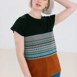 SHOKO Top Mia Funky Aztec Stripes. Tops & T-Shirts