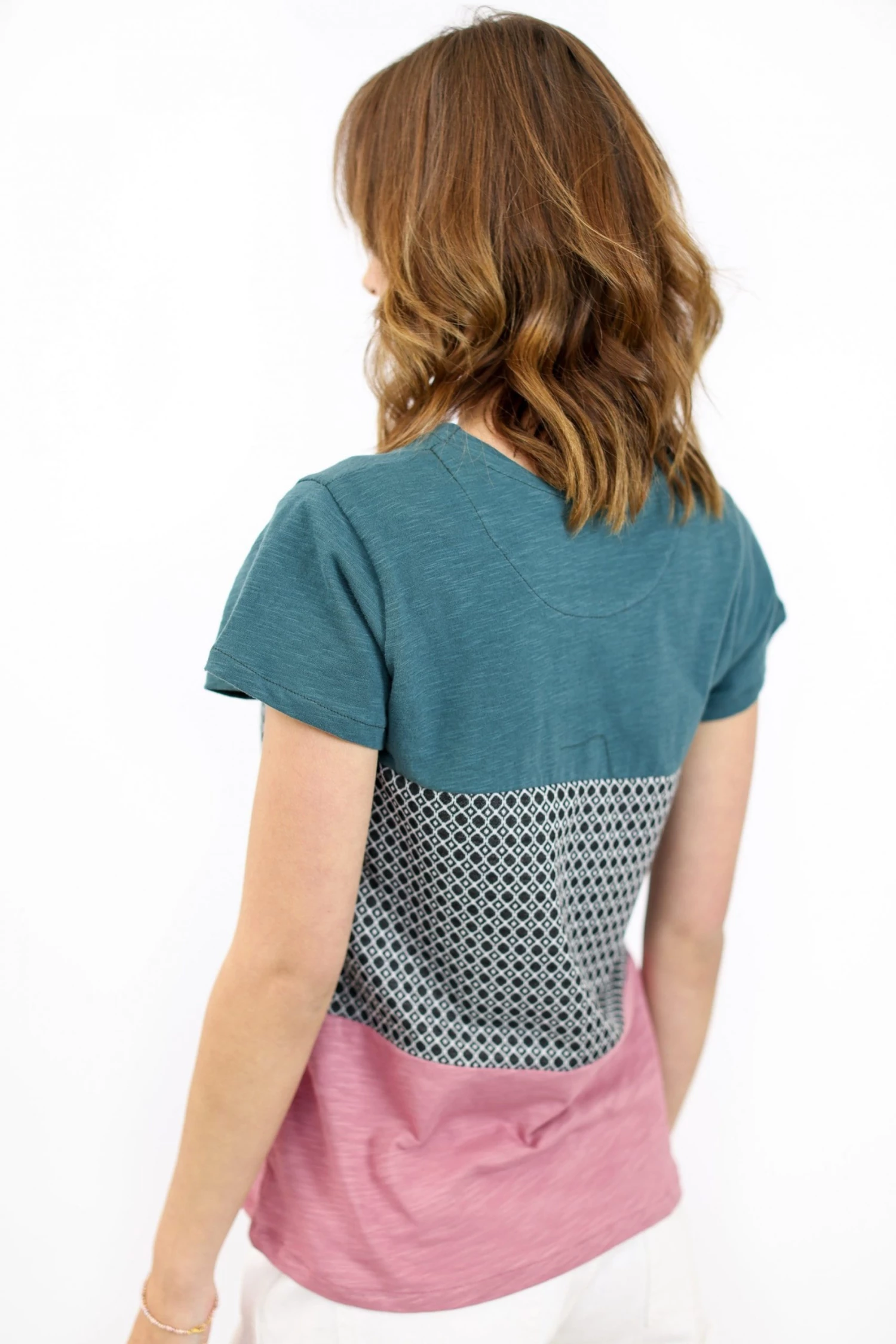 SHOKO Top Mia Green Diamond Pink 4 SHOKO Top Mia Green Diamond Pink