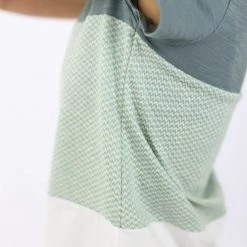 SHOKO Top Mia Olive Chevron White Tops & T-Shirts