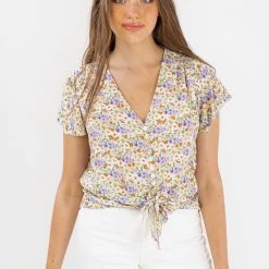 SHOKO Top Plumeria Beige