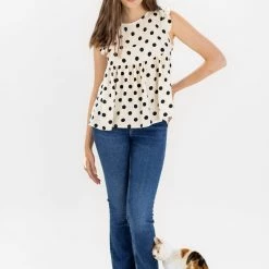 SHOKO Top Reese Polka Dots New In 7 SHOKO Top Reese Polka Dots New In