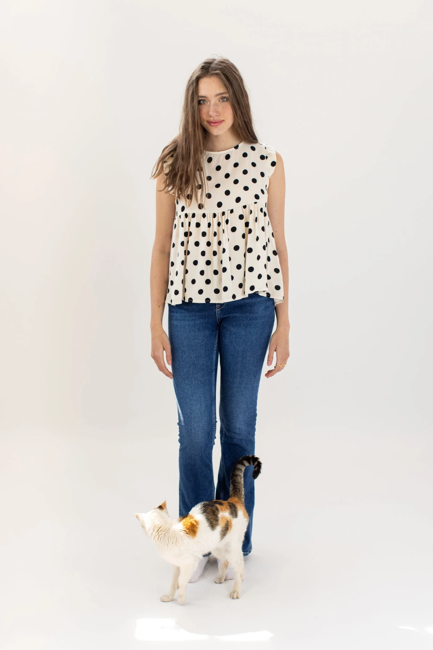 SHOKO Top Reese Polka Dots New In 2 SHOKO Top Reese Polka Dots New In