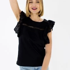 SHOKO Top Sophie Black Next Day Delivery